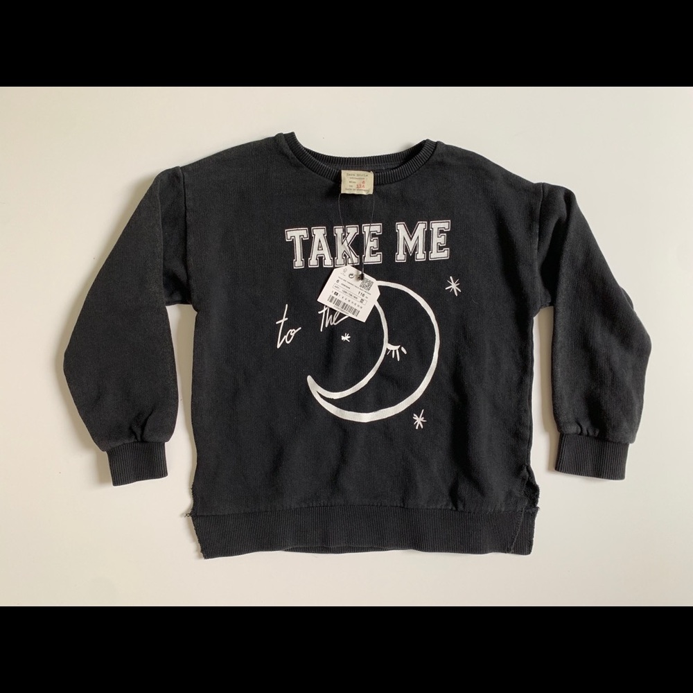 Zara girl black sweater